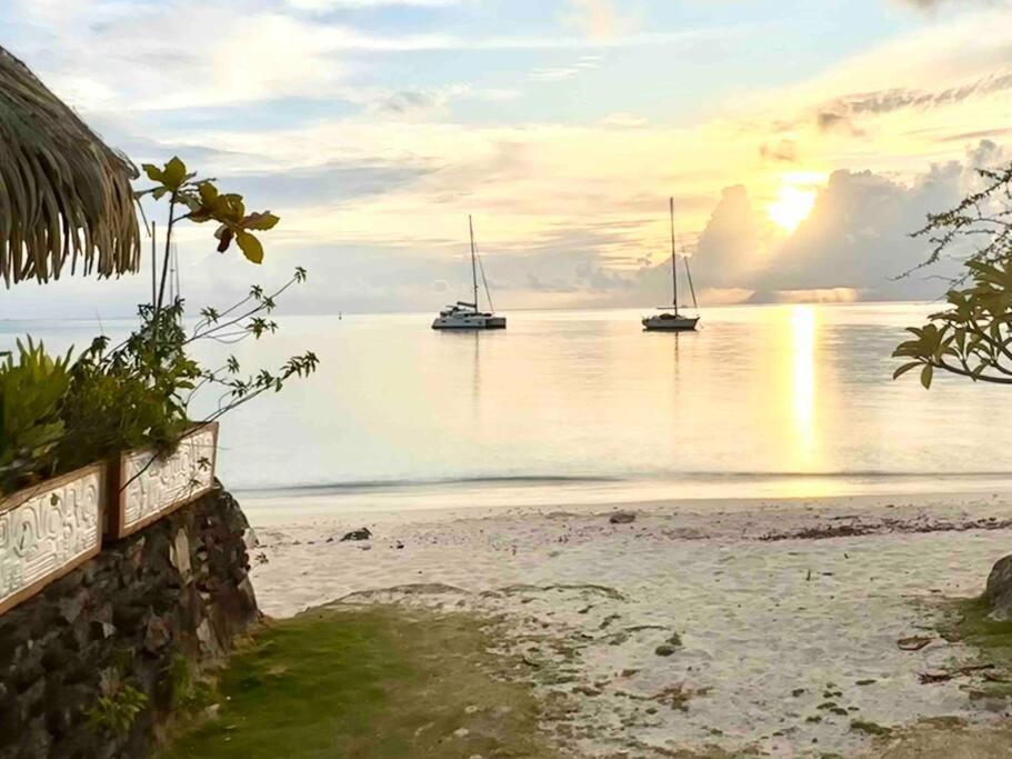 Meri Lodge Huahine فار المظهر الخارجي الصورة